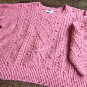 Old Navy Soft Pink Textured Sweater